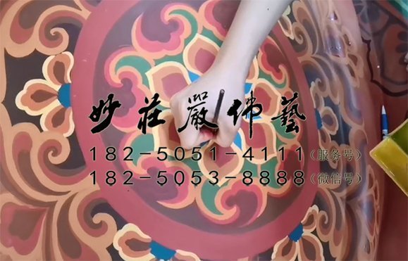 千手觀(guān)音佛像現場(chǎng)彩繪實(shí)拍