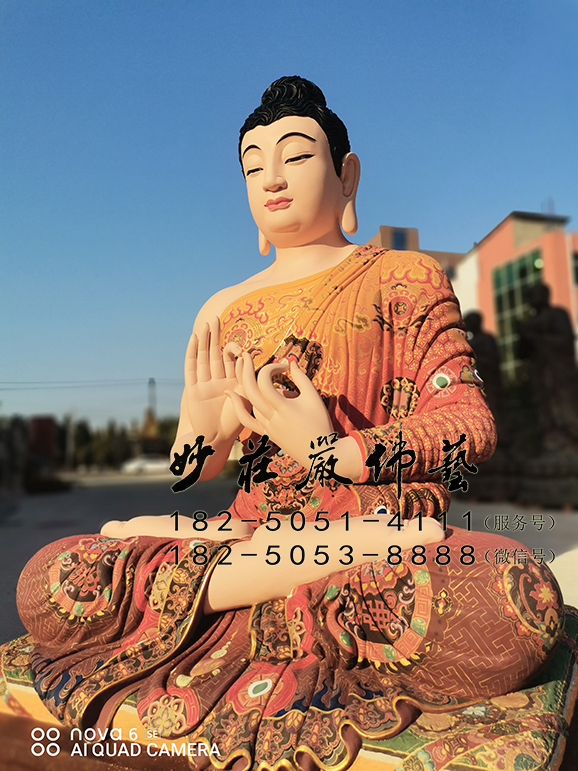 释迦牟尼佛说法相右侧现场实拍图 释迦牟尼佛说法相右侧现场实拍图