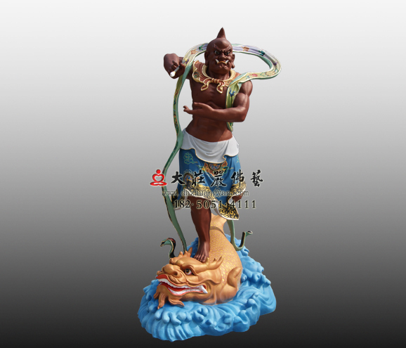 道教神像文运之神魁星踢斗