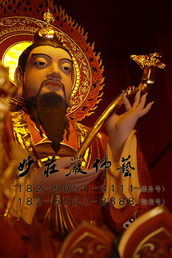 灵宝天尊局部特写