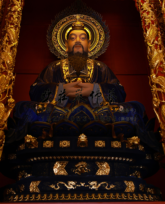 铜雕元始天尊神像 元始天尊雕塑 元始天尊塑像