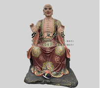 迦诺迦代蹉尊者佛像 欢喜罗汉塑像