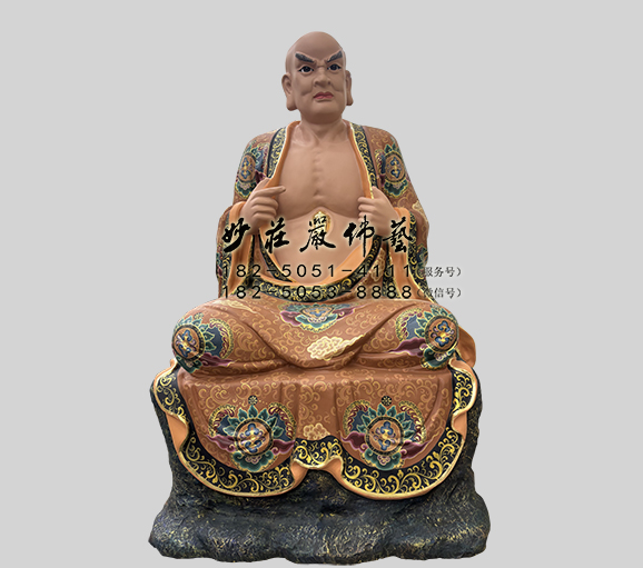 戍博迦尊者佛像 銅雕開(kāi)心羅漢