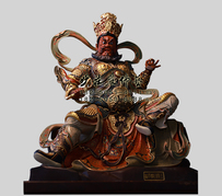 四大天王之西方广目天王佛像