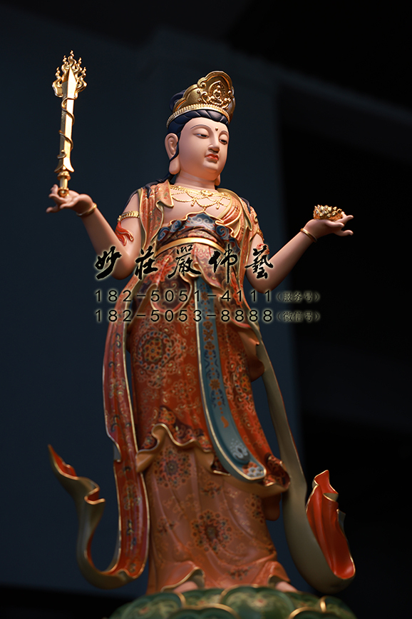 文殊菩萨左侧照