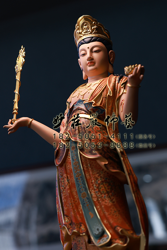 文殊菩萨侧面照