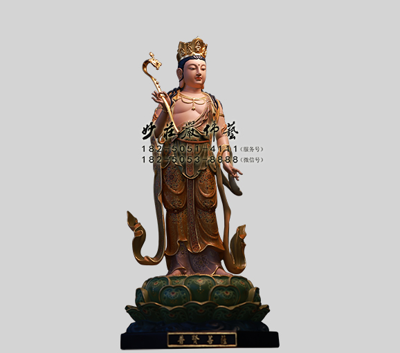 八大菩萨之普贤菩萨塑像
