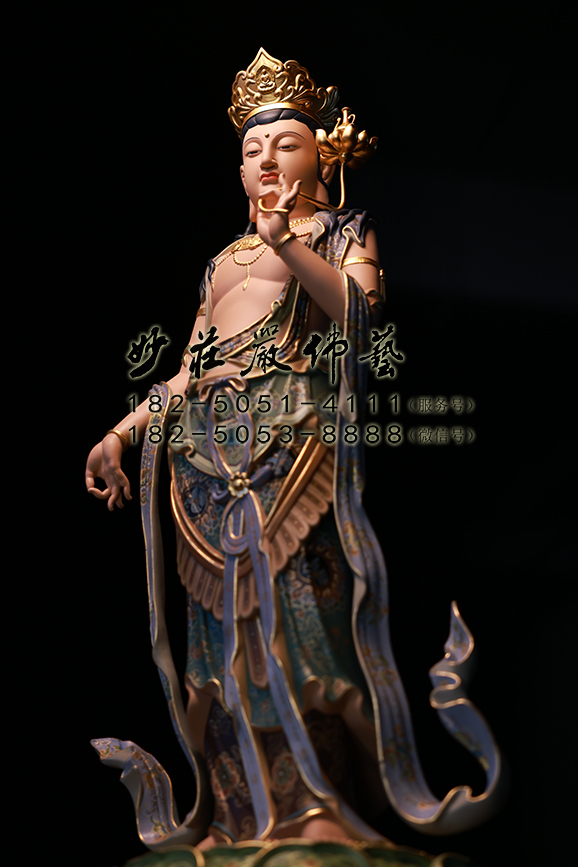 弥勒菩萨侧面实拍图