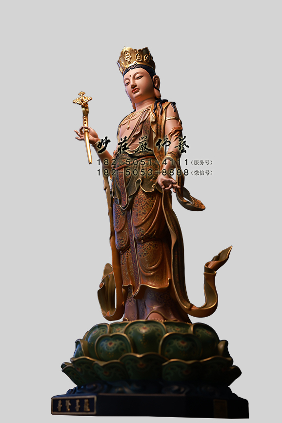 普贤菩萨右侧照 普贤菩萨右侧照