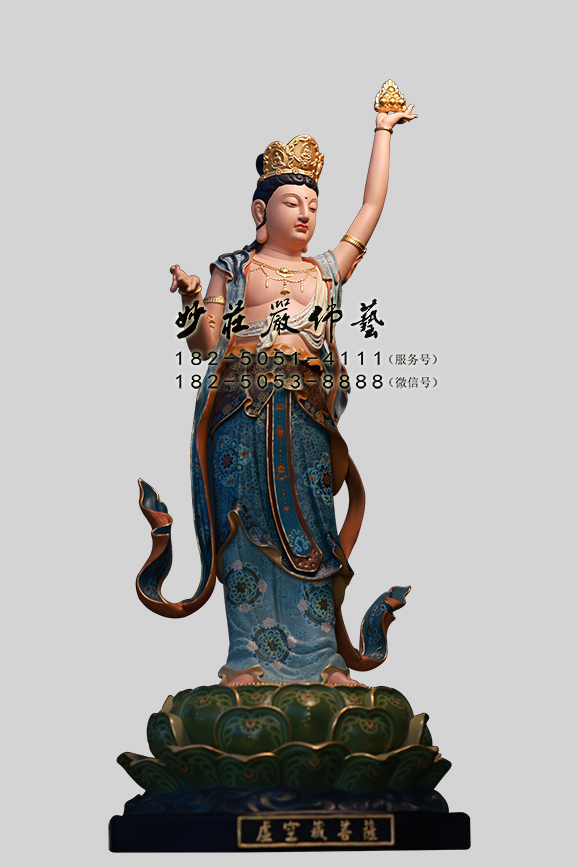 虚空藏菩萨左侧照 虚空藏菩萨左侧照