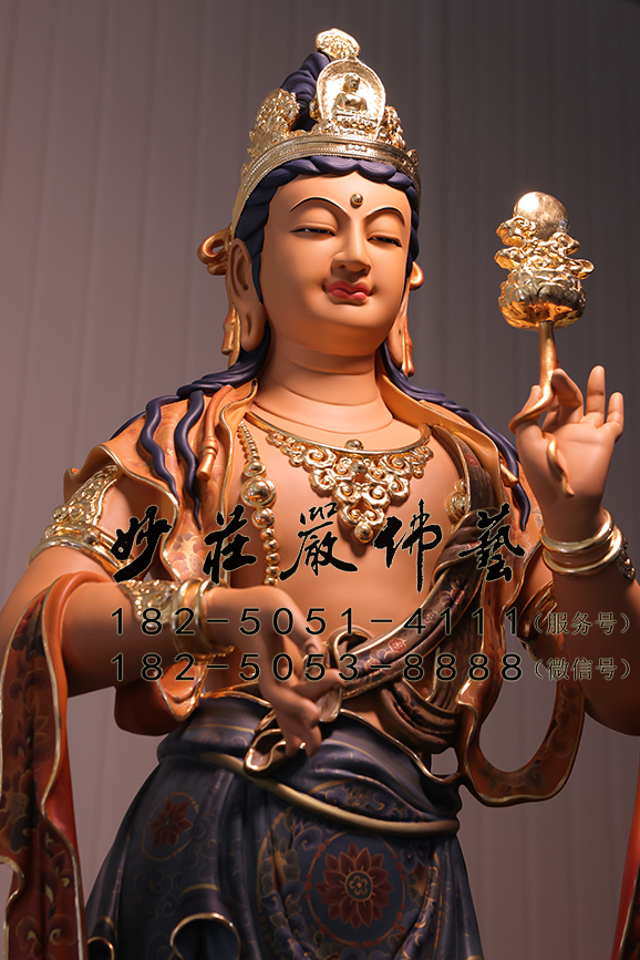 月光菩萨侧面近照实拍