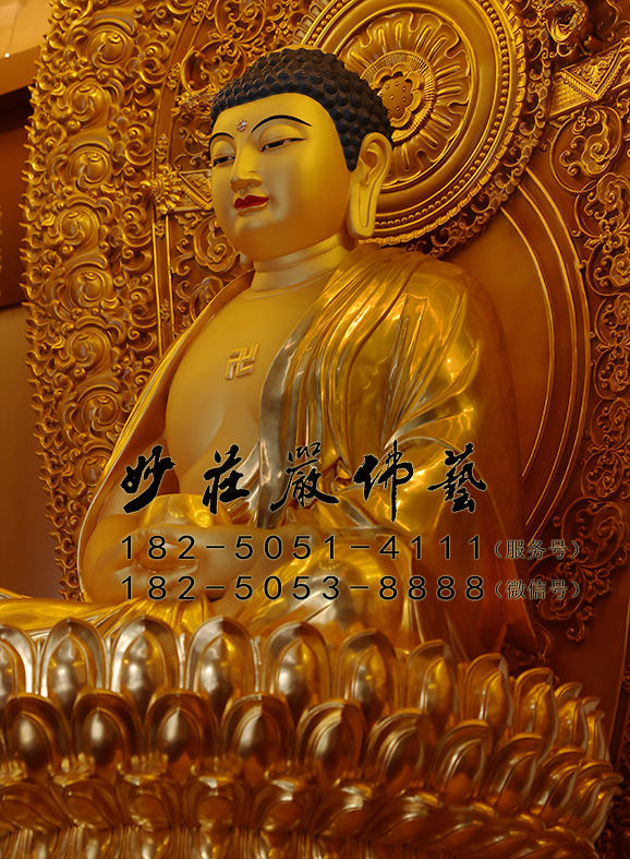 释迦牟尼佛右侧现场实拍图