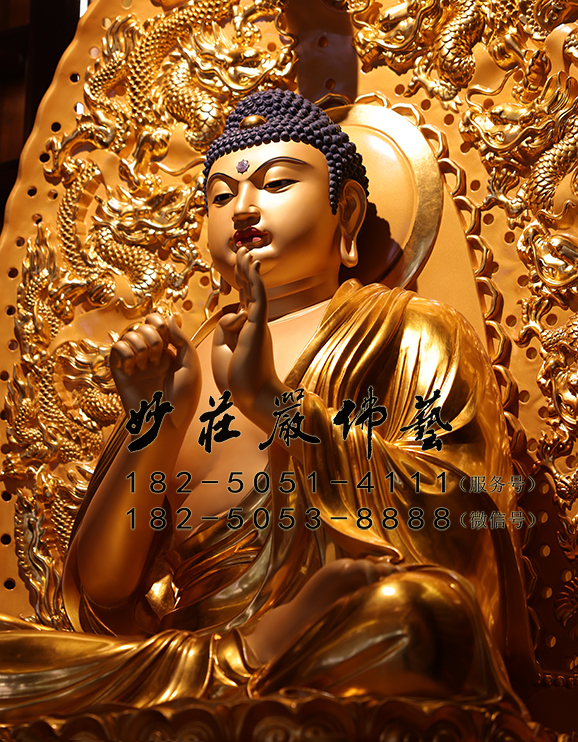 拘那含牟尼佛右侧实拍图