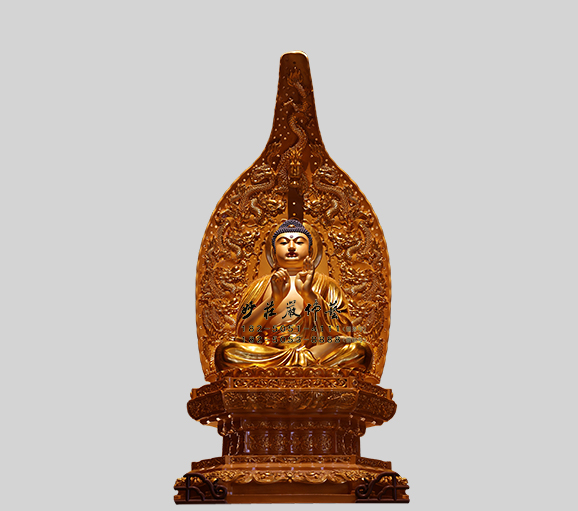 过去七佛之拘那含牟尼佛‌塑像 