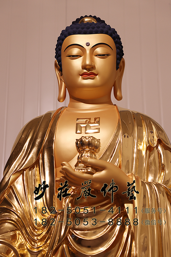 阿弥陀佛正面近照特写